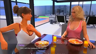 Alluring anime vixen takes intense creampie pleasure in every hole