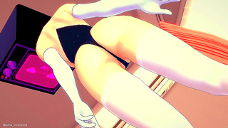 Liara Teases Ashleys Curves with Sensual Fingering in Virtual Reality Fantasy