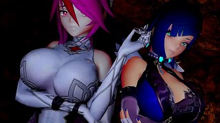 Cosplay Fangirl Tempts Hero with Blowjob in Steamy Hentai Encounter