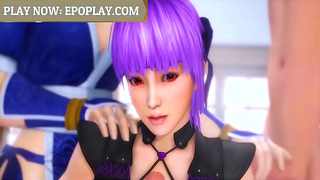 Passionate Fan Art Lovers Entwined in Steamy Hentai Sex Act