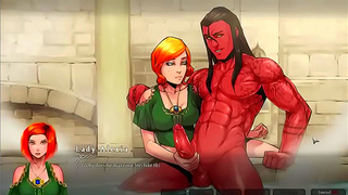 Naughty Anime Babe Takes Massive Cock in Steamy 3D Visual Novel Adventure