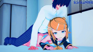 Gay Hentai Smashing: Endless Orgasms Massive Loads on Stage One