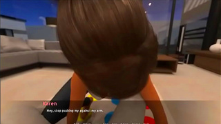 Anime Vixen Teases Brain and Body with Hot Blowjob During Puzzle Play