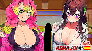 Entrenamiento Sensual con las Guerreras de Kimetsu – JOI Latino Ardiente