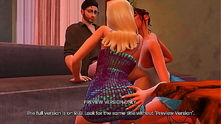 Seductive 3D Lesbian Encounter – Taste Her Forbidden Pleasure