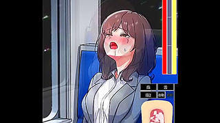 Office Ladys Steamy Escape: Magical Solo Adventure on Crowded Train Ride