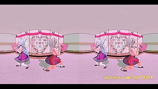 Noel Amys Steamy Virtual Dance in Immersive 180 Hololive Fantasy POV