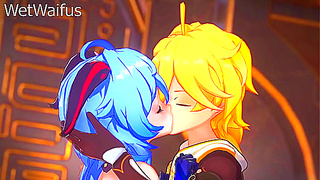 Ganyu Meets Aether in Steamy Hentai Tryst – Wild Lust Unleashed