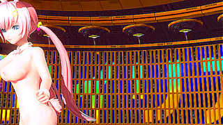 Luka Megurine Stars in Busty Bunny Fantasy - Steamy Nude Mod Action