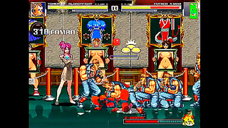 Mugen Dominates Rainbow Mika in Steamy Hentai Gangbang Fantasy