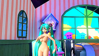 Miku Unleashed – Steamy Uncut Rendition in Vibrant HoloPoe Fantasy World