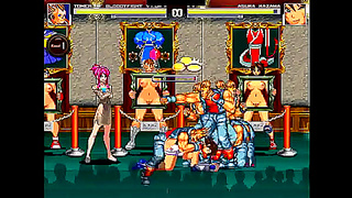 Asukas Steamy Gangbang Fantasy in Wild Hentai Mugen Universe