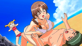 First Time Anal Pleasure – She Takes His Thick Cock Deep Uncensored Hentai