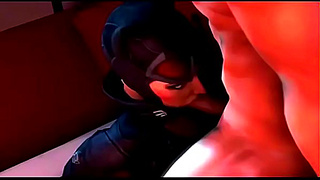 Lusty 3D Nurse Takes On Horny Ninjas In Wild Overwatch Fuck Fest