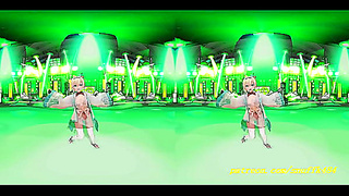 Iroha Dances Sensually in VR180 MMD – Hot Hololive Action