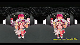 Marine Dances Sensually in VR180 MMD – Hololive Hentai Fantasy