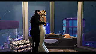 Scarlett Joins Colin for Steamy 3D Hentai Lovemaking Adventure
