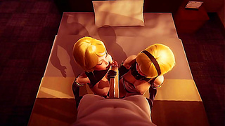 Twin Android Pleasure: Hot 3D Hentai Adventure in NieR:Automata World