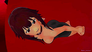 Megumin Craves Steamy Shower Sex After Magic Spells – Hot Hentai Action