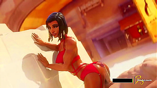 Pharah Takes Control with Steamy Blowjob Action in Hot Hentai Scene