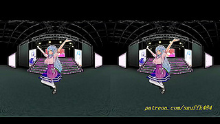 Lamy Dances Sensually in VR180 MMD – Immersive 3D Hololive Experience