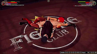 Artemis Battles Lord Jerle in Naked Fighter 3D Arena Showdown