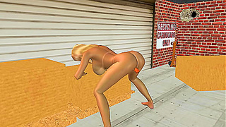 Curvy Redhead MILF Pleasures Herself with Giant Vibrating Carrot Toy