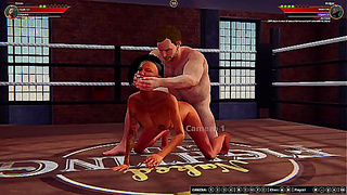 Ethan Battles Meigui Naked in Steamy 3D Fight Scene