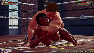 Ethan Battles Dela in Steamy Naked Fighter 3D Showdown