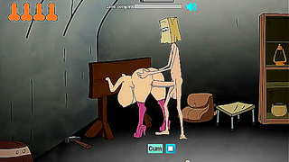 Big-Titted Babe Dominates in Steamy 2D3D Sex Game Adventure