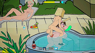 Beach Heat: 2D Meets 3D in Horny Fuckerman Action – Sex Games Gone Wild
