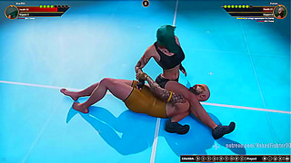 Marilith Faces Off Against Aaron in Naked Fighter 3D Showdown