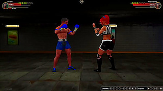 Cristiano Battles Polly Plaything in Naked Fighter 3D Arena Showdown