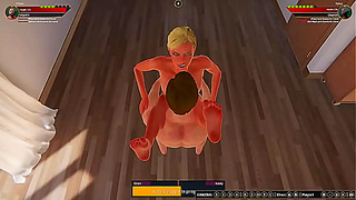 Ethan Battles Katey in Steamy Naked Fighter 3D Showdown