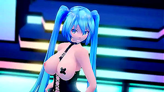 Hatsune Miku Pleads Love Me If You Can in Steamy 3D MMD Encounter
