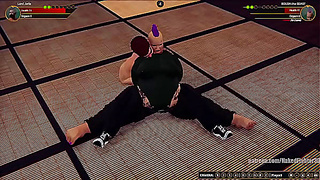 Jerle Battles Bolda the Beast in Naked Fighter 3D Arena Showdown