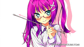 Horny Student Takes Naughty English Lessons from Seductive Teacher in Hentai