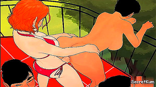 Submissive Maid Takes Futa Bosss Thick Cock Doggystyle on Balcony – The Mess Pt.2