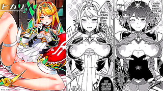 Busty Gaming Beauties Pleasure Heroes in Steamy Xenoblade Hentai Adventure