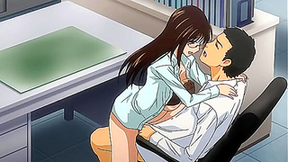 Mature Coworkers Steamy Office Encounter – Subtitled Hentai Romance