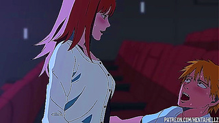 Makima Enjoys Steamy Public Sex in Cinema Hentai Fantasy