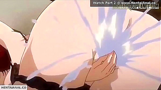 Redheaded Beauty Drenched After Steamy Anal Encounter