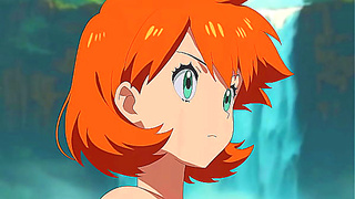 Misty Takes Ashs Huge Cock Outdoors in Steamy Pokmon Hentai Action