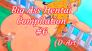 Massive Booty Hentai Collection Vol. 6 – Steamy Animated Curves Collide