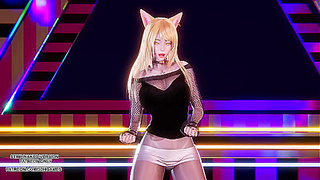 Ahri Dances Sensually to Touch My Body in MMD K-Pop Fusion – 4K Uncut