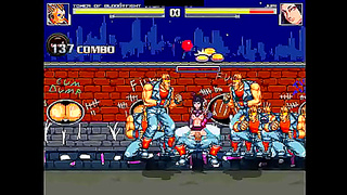 Mugen Juri Dominates in Wild Street Fighter Hentai Group Encounter