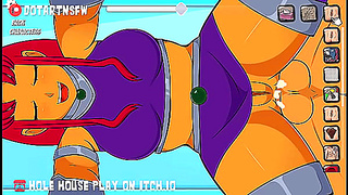 Starfires Busty Curves Fill With Creamy Loads – Naughty Cartoon Hentai Fantasy