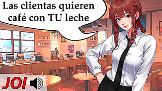 Spanish Sex Caf JOI Hentai – Endless Cum Shots Teasing Pleasure
