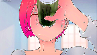 Girl Powers Up After Energy Drinks, Ready for Five Guys — Wild Hentai Ride