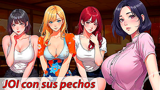 Tempting Tits Tease – Denial Training Begins Now in Horny Hentai Jo